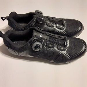 RBEUT Men's Black Professional Cycling Shoes Size 10